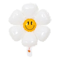 세컨드베스트 깔끔한 파티풍선 스마일 대 100 x 97 cm, 화이트, 1개
