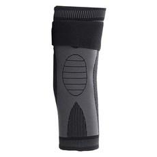 足球運動高彈力護脛, 1個, 黑色