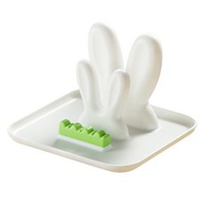 兔子鍋蓋廚具架 RK2167, 1個, 綠色