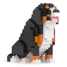 JEKCA 迷你伯恩山犬狗狗積木, 混合色, 1個