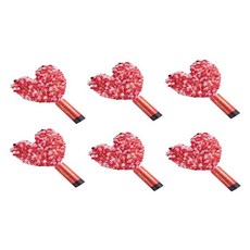 Mandeul Hobby 活動紙花, 紅色, 6個