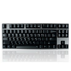 Deck Francium Lite 機械式無數字鍵盤 韓文版, 黑色, CBL-87N, 黑軸