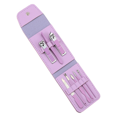 오와이규 다양한 손톱깎이 8종 세트, 퍼플, 1세트