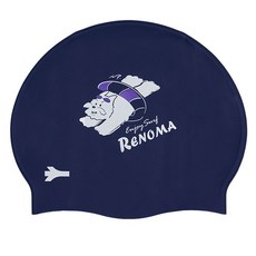 renoma Swimdog 矽膠泳帽 RO-RC2E403-NV, 1個, 海軍藍