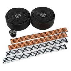 UNKNOWN 反光車把帶 高級款 2入 + 車把尾塞 3入 + 收尾膠帶 4入 套組, 混合顏色, 1套