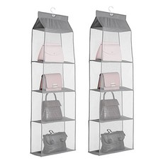 包包收納網狀整理掛架 4層, 2個