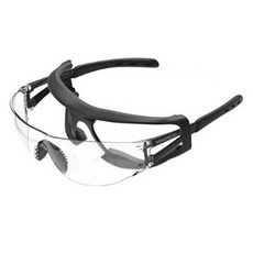 YAMAMOTO 工作工業用安全護目鏡 + 防護罩套組 LF-240G, 1個, 單一顏色