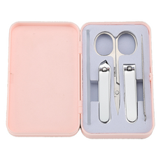 OWYGYU 各式指甲剪5件組, ABS 粉色盒, 1套