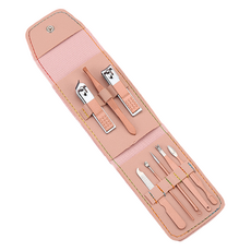 OWAYGYU 各式指甲剪8件組, 玫瑰金, 1套