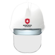 MONCROSS SWITZERLAND 高級頭盔型透明窗護目鏡安全帽 KH-005, 1個, 透明
