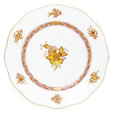 Herend 아포니 디저트 플레이트, 옐로우, 1개