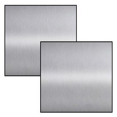 Boedam 空白盲蓋面板 2聯 銀色, 2個