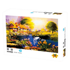갓템하우스 성인 집중력키우기 풍경 퍼즐 디자인2, 혼합색상, 500피스, 1개