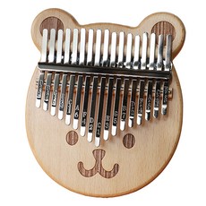 Toppia 簡易卡林巴琴 17音 櫸木 熊圖案, 1個