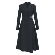 미니멈 여성용 테일러드 랩 장식 A라인 원피스 23FW 백화점 단독 정상