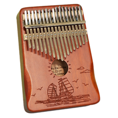 탑피아 간단한 칼림바 17음 돛을 올리고 출항 빈티지 가드, 1개