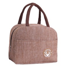 Allode 繽紛日常午餐袋, NO 03 棕色, 1個