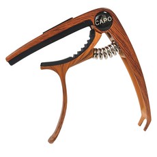 Topia 便利多功能吉他移調夾 深木紋, 1個