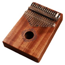 Topia 簡單卡林巴琴 沙比利木 蝴蝶花 原木色, 1個