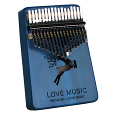 Toppia 簡約卡林巴琴 紅寶石花愛心禮盒 type1, 1個