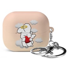 아이무이 포소미 이어폰 하드 케이스 + 키링 세트, 엔젤, 1세트, 갤럭시 버즈3 / 3프로