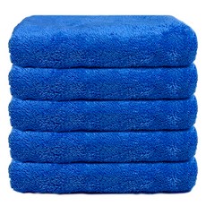 ThinkPick 羊毛毛巾 40 x 80 cm, 5個, 藍色
