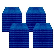 World Clean 多功能超細纖維抹布 中型 藍色, 40個