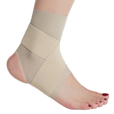 Dunfit 高彈力柔軟腳踝護具, 1個, 膚色