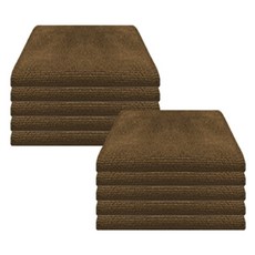 World Clean 多功能超細纖維抹布 中型 棕色, 10個