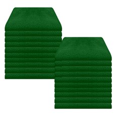 沃德克林 多功能超細纖維抹布 中型 綠色, 20個