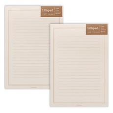 PAPERIAN 니어앤디어 A5筆記本, 60張, 信紙桃色, 2個