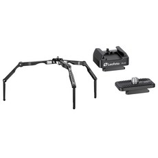 Leofoto 徠圖 Spider 迷你三腳架 + 外接閃光燈轉接器 + V型快拆板套組, 1套, MT-04(三腳架), FA-10(轉接器), FA-11(快拆板)