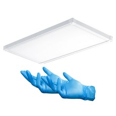 DAYON LED 直下式邊緣吸頂燈 無閃爍 30W 5700K 日光色 640 x 320 x 26 mm + 丁腈手套 2件組, 單一顏色
