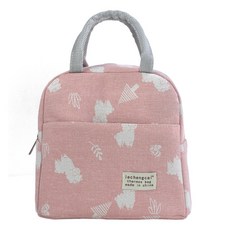 Allode 動物圖案午餐袋, 1個, NO 01 淺粉小羊