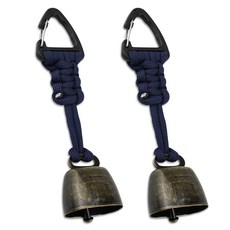 얼리포츠 캠핑 등산 삼각 카라비너 배낭종 2p 세트, 네이비, 1세트