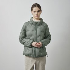 올리비아로렌 여성용 레이저 퀼팅 다운패딩점퍼 VVBKD4W9391