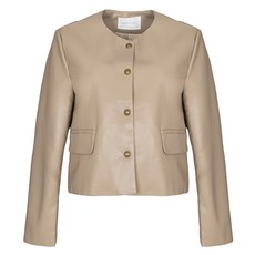 부루앤쥬디 여성용 노카라 레더 자켓 BPIJK103C