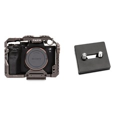 틸타 소니 A7S3 케이지 ARCA 플레이트 키트 그레이, 1개, TA-T18-FCC, TA-T18-QRBP4-G
