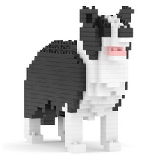 JEKCA 迷你邊境牧羊犬狗狗積木, 混合顏色, 1個