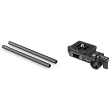 스몰리그 로드 15 x 300 mm 2p + 퀵 릴리즈 플레이트 세트, 1세트, 1053(로드), 3853(플레이트)