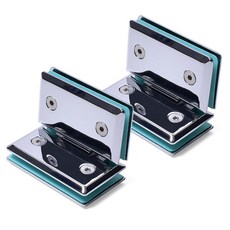 Sonjabisesang 淋浴間玻璃鉸鏈 180度型, 鍍鉻亮面, 2個