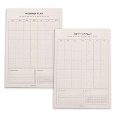 페이퍼리안 라이프패드 플래너 A5, 먼슬리, 2개, 60매