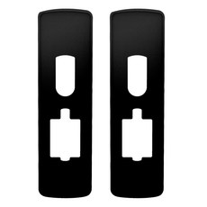 Milre 美樂 Miele 無孔門鎖加固板, 黑色, 2個