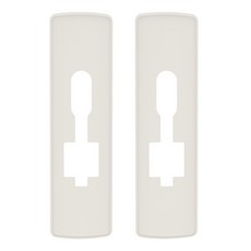 美樂推拉門鎖補強板, 白色, 2個