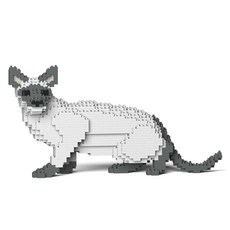 JEKCA 站立暹羅貓積木, 灰色, 1個