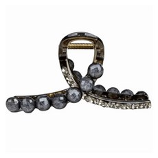 페이퍼먼츠 샤크 구슬 큐빅 헤어 집게핀 23465 11cm