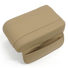 M-NOBLE 車用扶手主控台靠墊 一般型, 米色, 1個