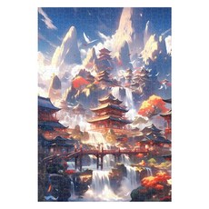 風景組合拼圖商品14, 1個, 1000件, 混合顏色