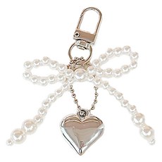 러블리 미니 키링, 진주리본, 1개