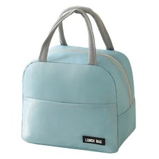 Allode 圓形方形午餐袋, NO 05 天藍色, 1個